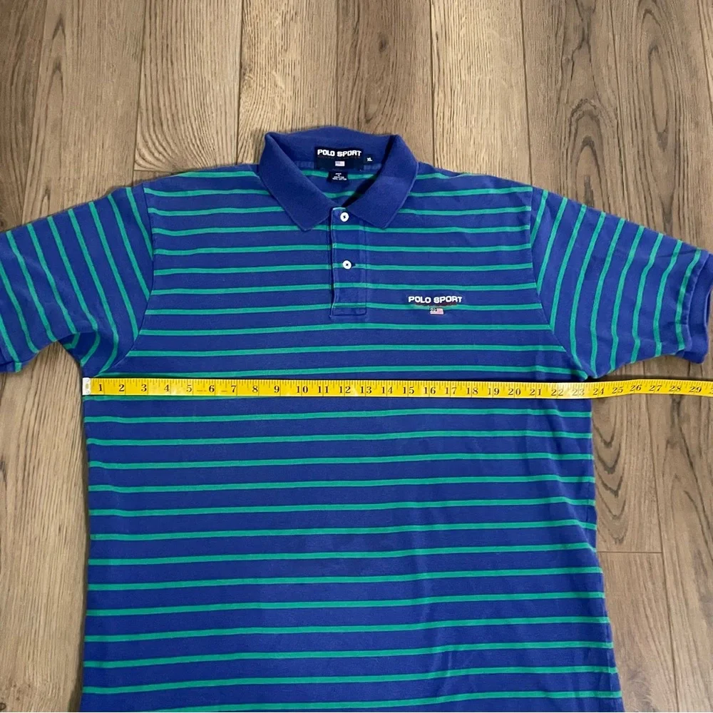 Polo Sport Ralph‎ Lauren Green Blue Polo Shirt